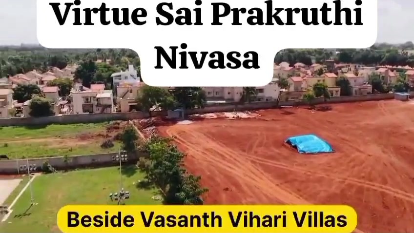 Plot For Sale  In Virtue Sai Prakruthi Nivasa In Billamaranahalli Main Rd