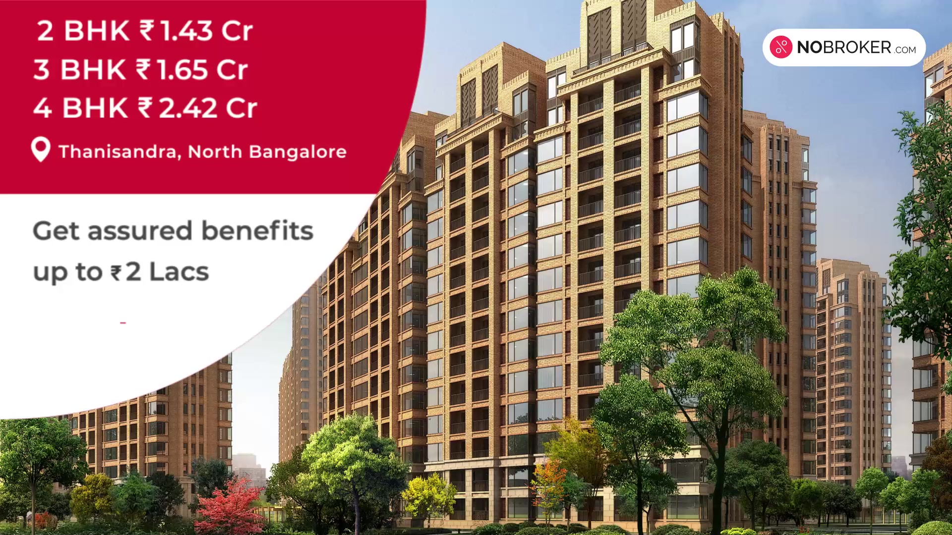 3 BHK Flat In Lodha Mirabelle For Sale  In Thanisandra